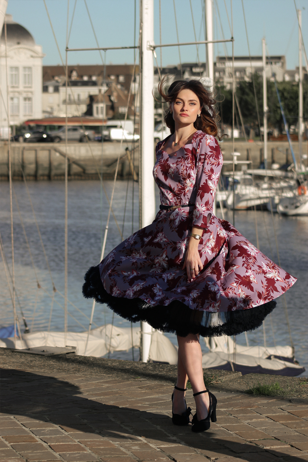 Mariana Floral Swing Dress